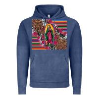 Vintage Denim our lady of guadalupe serape background tumbler Vintage Hoodie - Artiststas