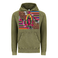 Vintage Olive our lady of guadalupe serape background tumbler Vintage Hoodie - Artiststas