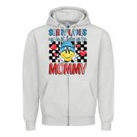 Dove Grey sorry ladies my heart belongs to mommy Zipper Hoodie - LillyAllenDesigns