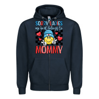 Navy sorry ladies my heart belongs to mommy Zipper Hoodie - LillyAllenDesigns