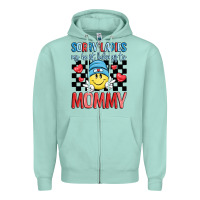 Seafoam sorry ladies my heart belongs to mommy Zipper Hoodie - LillyAllenDesigns