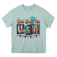 Arona God bless the USA 4th of july Heavy Core Tee - CowGirlArtShop