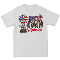 Dove Grey small town america Premium Tee - CowhideDigitalArt