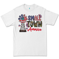 White small town america Premium Tee - CowhideDigitalArt