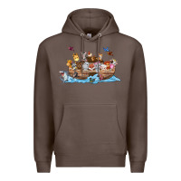 Coffee noahs ark Premium Hoodie - texasbilliewilder