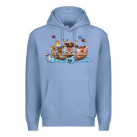 Colony Blue noahs ark Premium Hoodie - texasbilliewilder