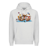 Dove Grey noahs ark Premium Hoodie - texasbilliewilder