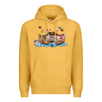 Mustard noahs ark Premium Hoodie - texasbilliewilder