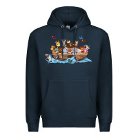 Navy noahs ark Premium Hoodie - texasbilliewilder