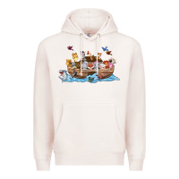 Pale Pink noahs ark Premium Hoodie - texasbilliewilder