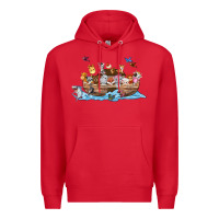 Red noahs ark Premium Hoodie - texasbilliewilder