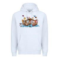 White noahs ark Premium Hoodie - texasbilliewilder