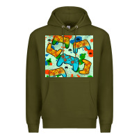 Army Green gaming controller Premium Hoodie - JahusDesignShop