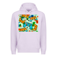Lilac gaming controller Premium Hoodie - JahusDesignShop