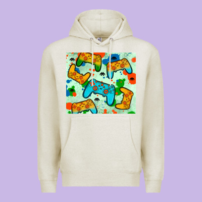 Gaming Controller Premium Hoodie Designed By Jahusdesignshop