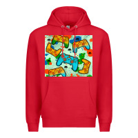 Red gaming controller Premium Hoodie - JahusDesignShop