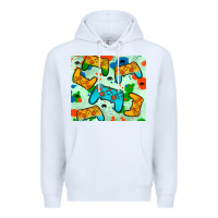 White gaming controller Premium Hoodie - JahusDesignShop