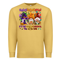 Antique Gold Hallothanksmas it's the most wonderful time of the Premium Sweatshirt - NancyCooperArtShop