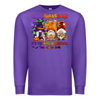 Purple Hallothanksmas it's the most wonderful time of the Premium Sweatshirt - NancyCooperArtShop