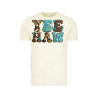 Vintage Arctic western sunflowers turquoise leopard yee haw Vintage Tee - BarkalooDesign