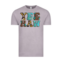 Vintage Zinc western sunflowers turquoise leopard yee haw Vintage Tee - BarkalooDesign