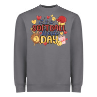 It's A Softball Kinda Day Heavyweight Sweatshirt | Teevron