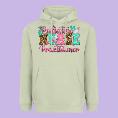 Pediatric Nurse Practitioner Heavyweight Hoodie Designed By Texasbilliewilder