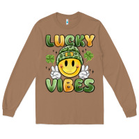 Toasted Coconut lucky vibes Long Sleeve Tee - MaliasSmallBusiness