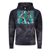 Cloud Black cross gemstone background Vintage Hoodie - AdoDesignShop