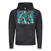 Vintage Black cross gemstone background Vintage Hoodie - AdoDesignShop