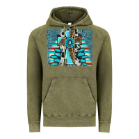 Vintage Olive cross gemstone background Vintage Hoodie - AdoDesignShop