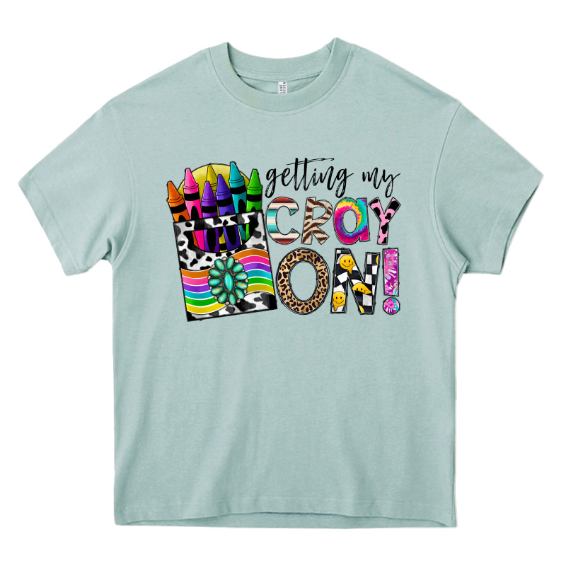 Getting My Cray On Heavy Core Tee by CowhideDigitalArt | Teevron