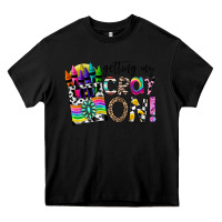 Black getting my cray on Heavy Core Tee - CowhideDigitalArt