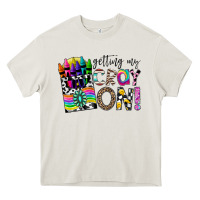 Cream getting my cray on Heavy Core Tee - CowhideDigitalArt