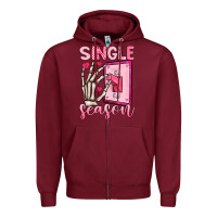 Burgundy single season Zipper Hoodie - LillyAllenDesigns