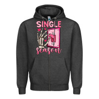 Charcoal Heather single season Zipper Hoodie - LillyAllenDesigns