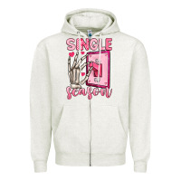 Oatmeal Heather single season Zipper Hoodie - LillyAllenDesigns