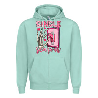 Seafoam single season Zipper Hoodie - LillyAllenDesigns