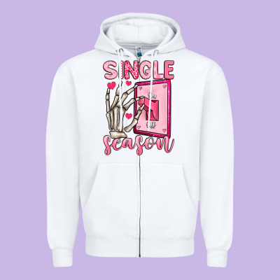 Single Season Zipper Hoodie Designed By Lillyallendesigns