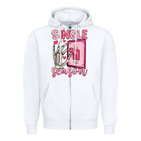 White single season Zipper Hoodie - LillyAllenDesigns