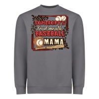 Storm somebody's loud mouth baseball mama Heavyweight Sweatshirt - MaliasSmallBusiness