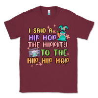 Burgundy i said a hip hop Classic Tee - MaliasSmallBusiness