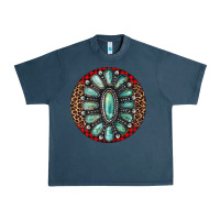 Midnight Navy turquoise gemstone christmas ornament Urban Heavy Tee - Jasminsmagicworld