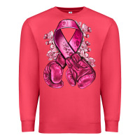 Cardinal breast cancer with boxing gloves Premium Sweatshirt - NancyCooperArtShop