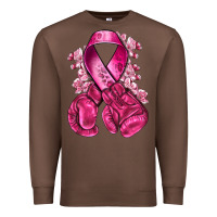 Chestnut breast cancer with boxing gloves Premium Sweatshirt - NancyCooperArtShop