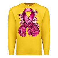 Lemon breast cancer with boxing gloves Premium Sweatshirt - NancyCooperArtShop