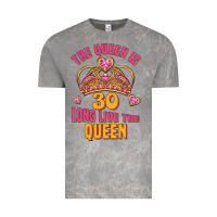 Cloud Rock the queen is 30 long live the queen Vintage Tee - Jasminsmagicworld