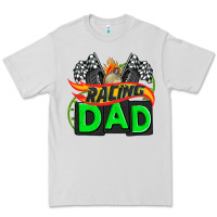 Dove Grey racing dad with racing  equipment Premium Tee - AdoDesignShop
