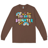 Chestnut 100 days brighter Long Sleeve Tee - MaliasSmallBusiness