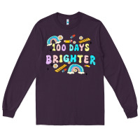 Plum 100 days brighter Long Sleeve Tee - MaliasSmallBusiness